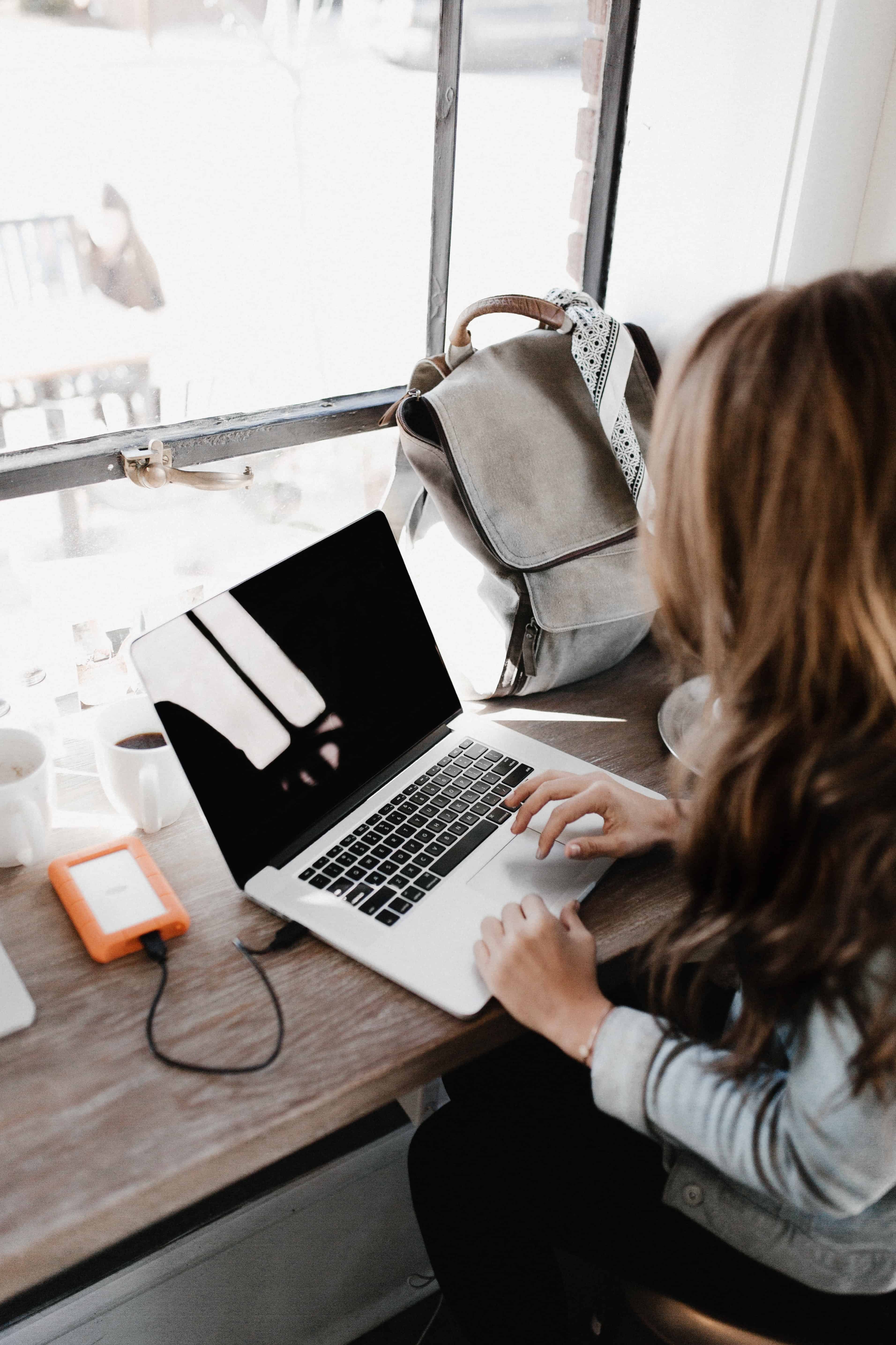 Woman working at desk